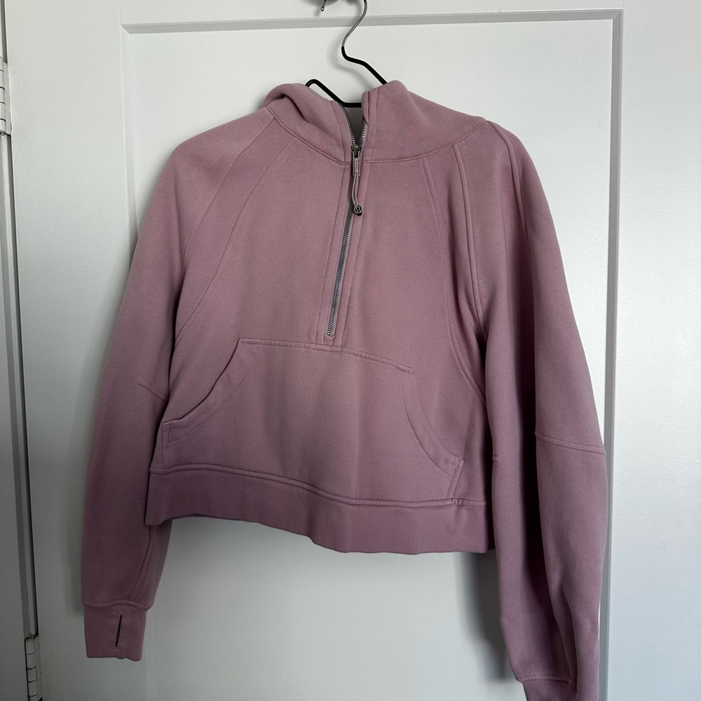 Lululemon pink scuba hoodie